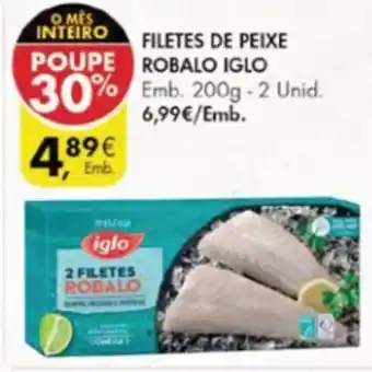 Filates de Peixa Robalo Iglo 200g - 2 Unid