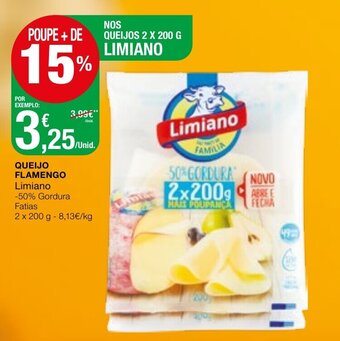 Intermarché Queijo Flamengo Limiano 2x200g promoção