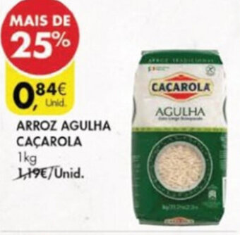 Pingo Doce Arroz Agulha Caçarola 1kg promoção