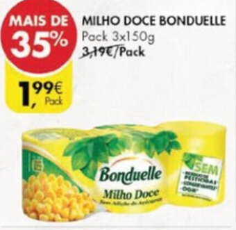 Pingo Doce Milho Doce Bonduelle 3x150g promoção