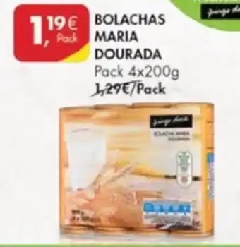 Pingo Doce Bolachas Maria Dourada 4x200g promoção