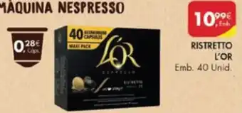 Pingo Doce Ristretto L'Or 40 Unid promoção