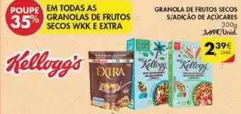 Pingo Doce Granola de Frutos Secos S/Adição de Açúcares 300g promoção