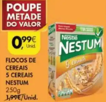 Pingo Doce Flocos de Cereais 5 Cereais Nestum 250g promoção