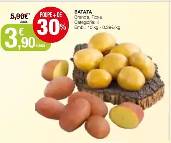 Intermarché Batata Branca promoção