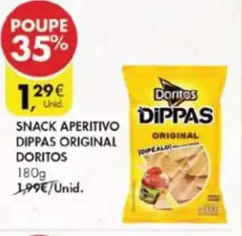 Pingo Doce Snack Aperitivo Dippas Original Doritos 180g promoção