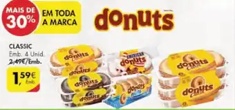 Pingo Doce Donuts Classic 4 Unid promoção