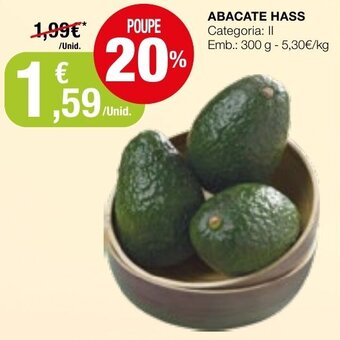 Intermarché Abacate Hass 300g promoção