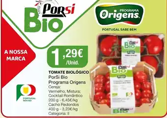 Tomate Biológico PorSi Bio