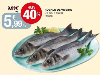 Intermarché Robalo de Viveiro 600 a 800g promoção