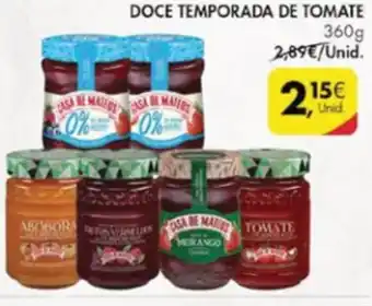 Pingo Doce Doce Temporada de Tomate 360g promoção