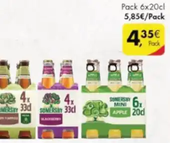Pingo Doce Somersby 6x20cl promoção