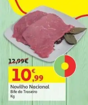 Auchan Novilho Nacional Bife do Traseiro Kg promoção