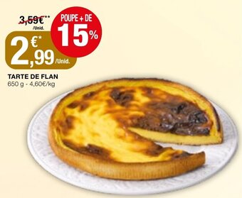 Intermarché Tarte de Flan 650g promoção