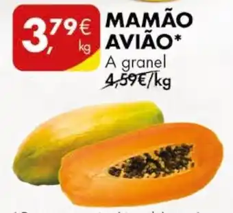 Pingo Doce MAMÃO AVIÃO A granel kg promoção