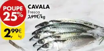 Pingo Doce CAVALA Fresca promoção