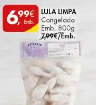 Pingo Doce LULA LIMPA CONGELADA Emb. 800g promoção
