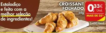 Pingo Doce CROISSANT FOLHADO 50g promoção