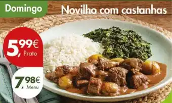 Novilho com castanhas