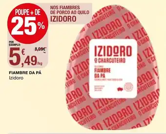 Intermarché Fiambre da Pá izidoro promoção