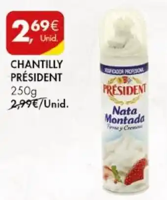 Pingo Doce CHANTILLY PRÉSIDENT 250g promoção