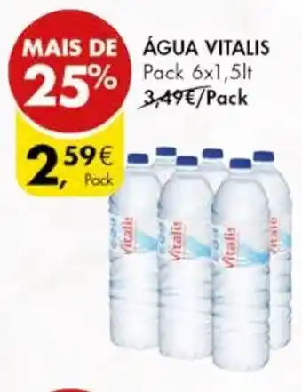 ÁGUA VITALIS Pack 6x1,5lt