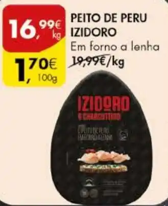 Pingo Doce PEITO DE PERU IZIDORO 100g promoção