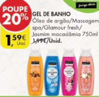 Pingo Doce Gel de Banho 750ml promoção