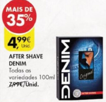 Pingo Doce After Shave Denim 100ml promoção