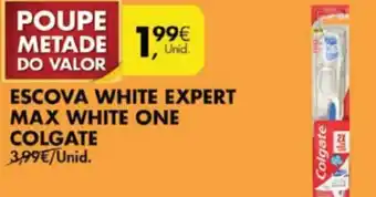 Pingo Doce Escova White Expert Max White One Colgate promoção