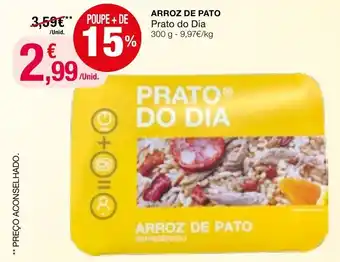 Intermarché Arroz de Pato Prato do Dia 300g promoção