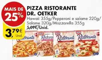 Pingo Doce PIZZA RISTORANTE DR. OETKER promoção