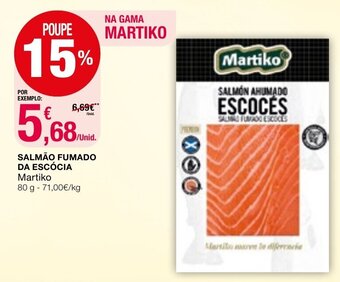 Intermarché Salmão Fumado da Escócia 80g promoção