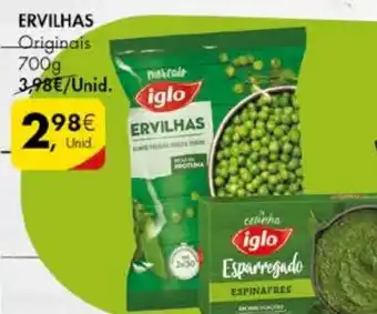Pingo Doce ERVILHAS Originais 700g promoção