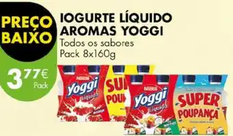 IOGURTE LÍQUIDO AROMAS YOGGI Todos os sabores Pack 8x160g