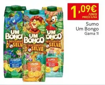 Recheio Sumo Um Bongo Gama 1L promoção
