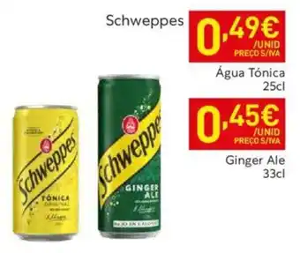 Recheio Schweppes Água Tónica 25cl promoção