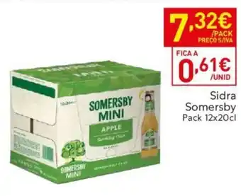 Recheio Sidra Somersby Pack 12x20cl promoção