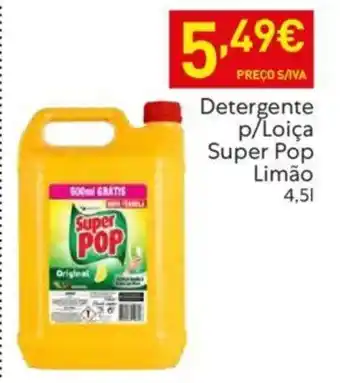 Recheio Detergente p/Loiça Super Pop Limão 4.5L promoção