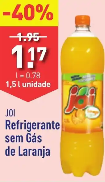 ALDI JOI Refrigerante sem Gás de Laranja promoção