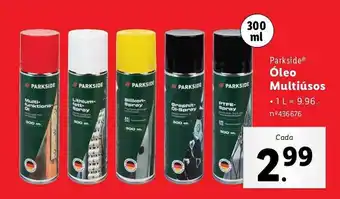 Lidl Parkside Óleo PARKSIDE Multiúsos promoção