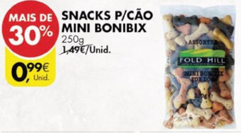 Pingo Doce Snacks P/Cão Mini Bonibix 250g promoção