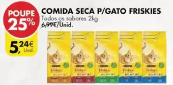 Pingo Doce Comeda Seca P/Gato Friskies 2kg promoção