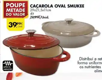 Pingo Doce Caçarola Oval Amukee 29x21,5x11cm promoção
