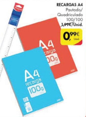 Pingo Doce Recargas A4 100/100 promoção