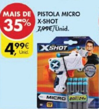 Pingo Doce Pistola Micro X-Shot promoção