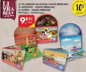 Pingo Doce LV OS Animais da Quinta Vamos Brincar/LV Gatinhos-Vamos Brincar/LV Aviões-Vamos Brincari promoção