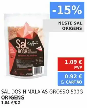 Sal Dos Himalaias Grosso 500g Origens