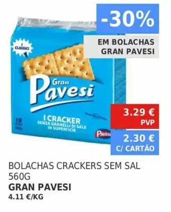 Minipreço Bolacahs Crackers sem Sal 560g Gran Pavesi promoção
