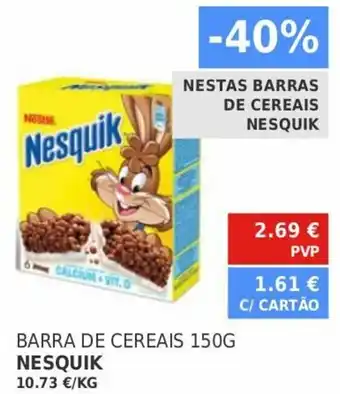 Minipreço Barra de Cereais Nesquik 150g promoção